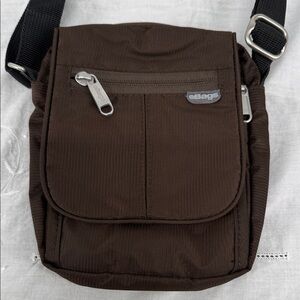 Ebags Bag Brown Nylon Crossbody Bag Casual Travel Organizer Pockets Small